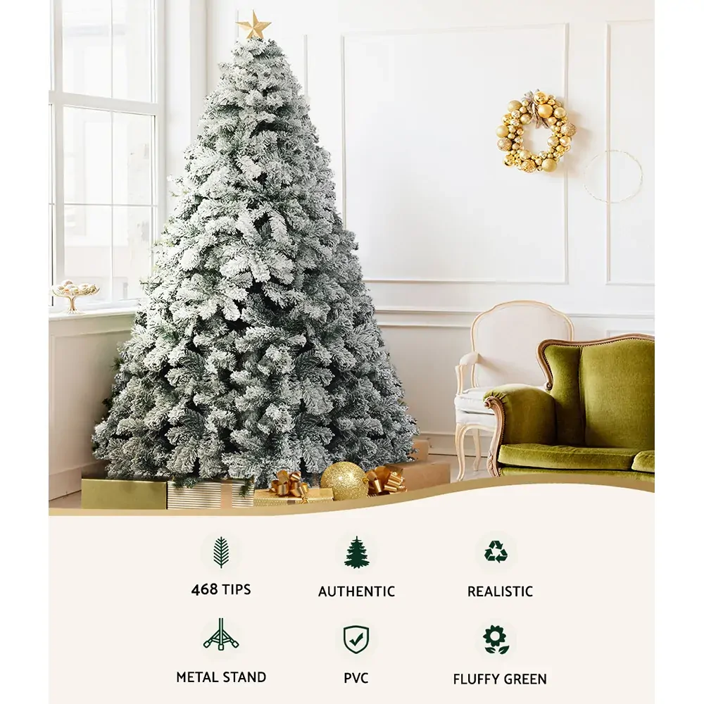 Jingle Jollys Christmas Tree Xmas Trees Decorations Snowy Tips Price