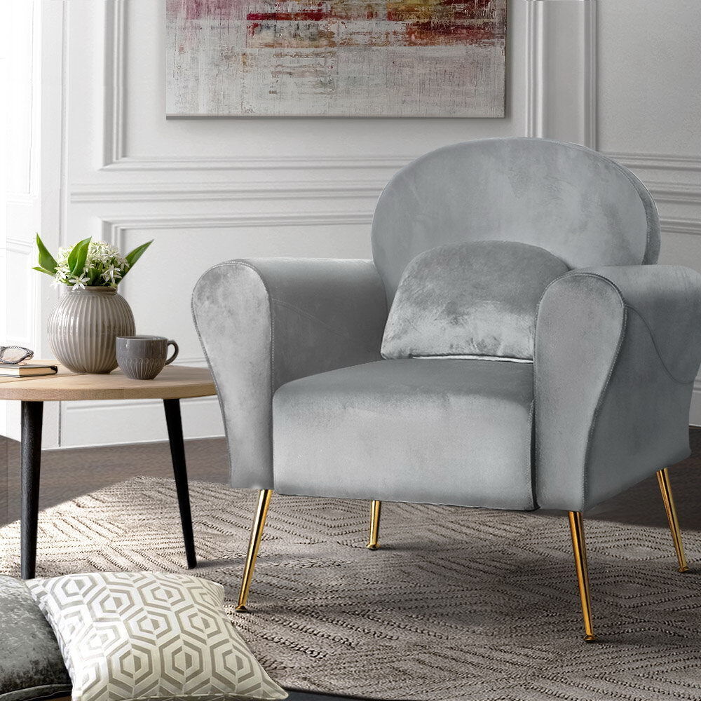 Armchair Lounge Chair Accent Armchairs Chairs Sofa Cushion Velvet Price