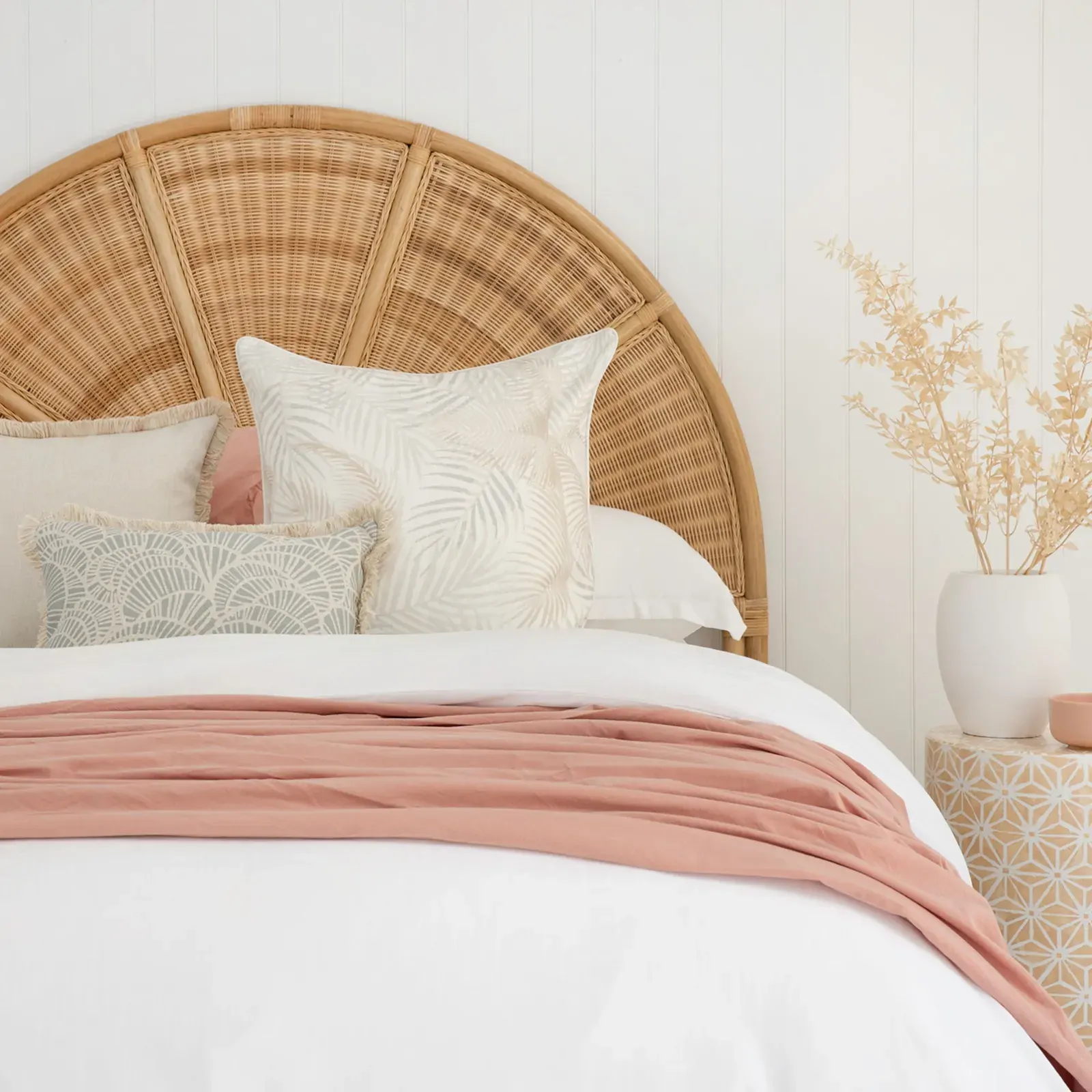 Cushion Cover-Coastal Fringe Natural-Positano Smoke Price