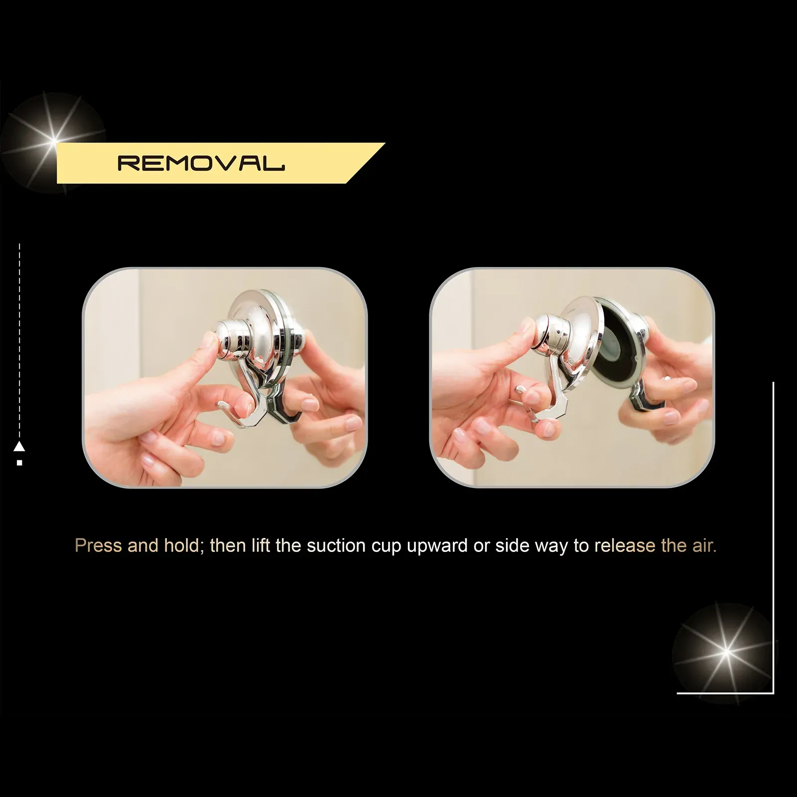 PowerLoc Double Corner Shelf Removable Suction Small Price