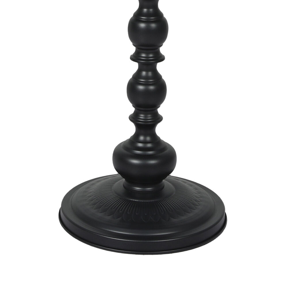 Grandville Side Table Vintage End Round Tabletop Steel Base Nightstand Antique Price