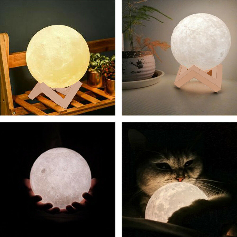 3D Magical Moon Lamp USB LED Night Light Moonlight Touch Sensor Diameter Price