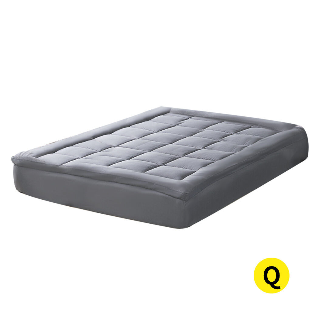 Mattress Topper Bamboo Fibre Luxury Pillowtop Mat Protector Cover Price