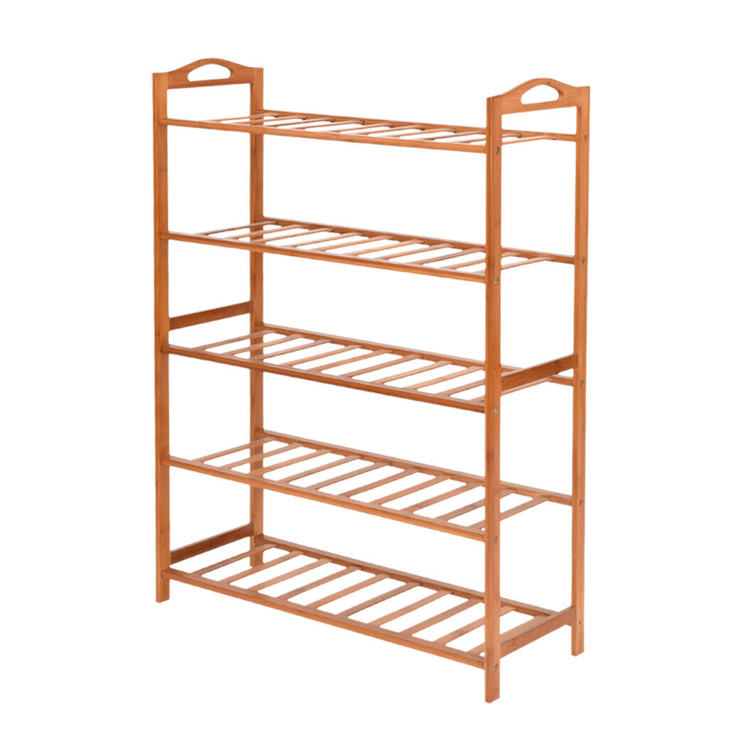 2x 3 Tier Bamboo Shoe Rack Shoes - Model-BAB3CD Price
