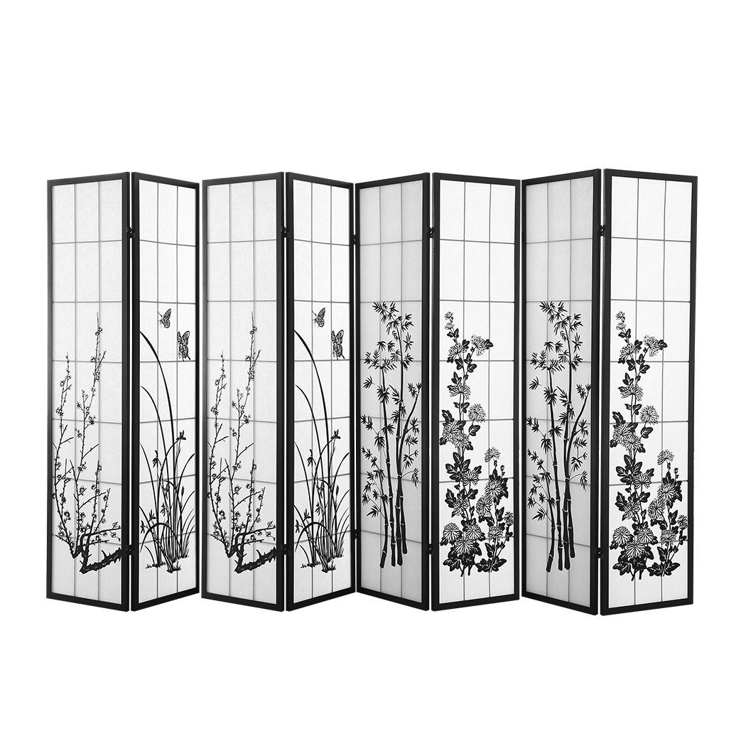 Almondbury Room Divider Screen Door Stand Privacy Fringe Wood Fold Blossom Price