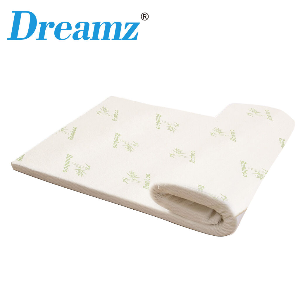 8cm Bedding Cool Gel Memory Foam Bed Mattress Topper Bamboo Cover Price
