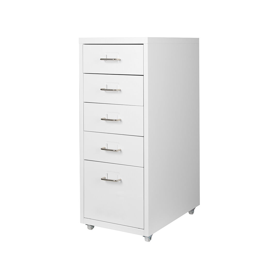5 Drawers Portable Cabinet Rack Storage Steel Stackable Organiser Stand Price