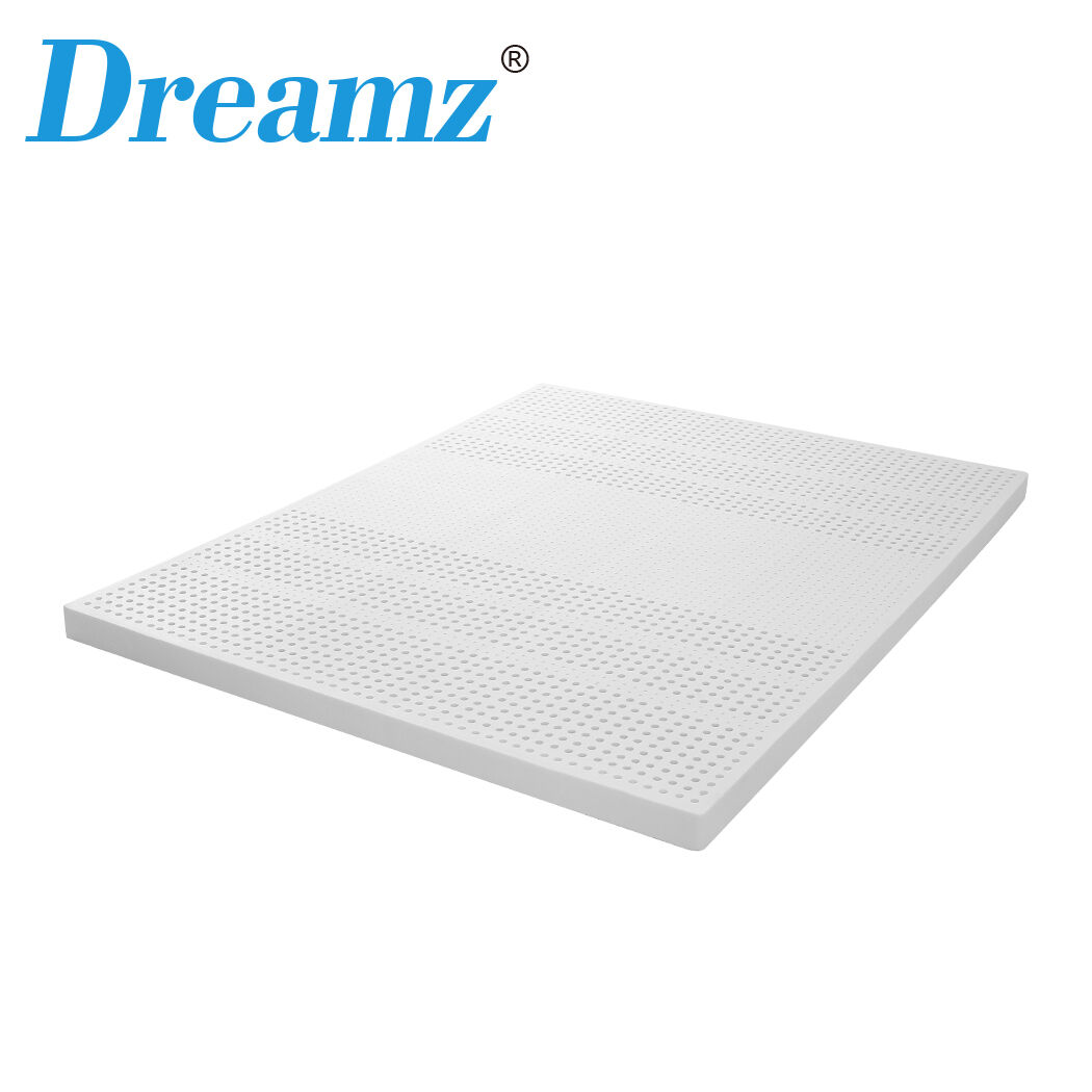 Latex Mattress Topper Natural 7 Zone Bedding Removable Cover 5cm Price