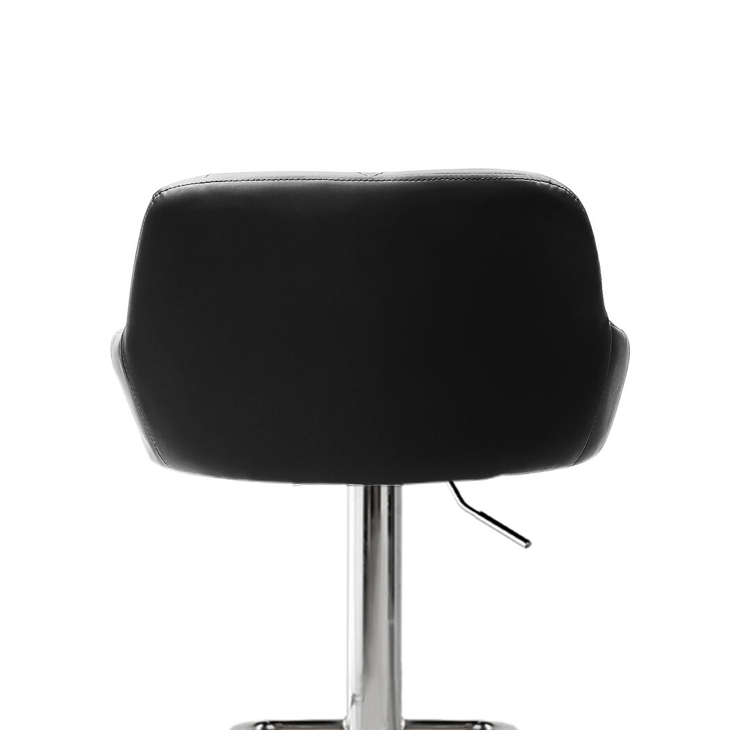 2x Bar Stools Kitchen Barstools PU Leather Chairs Gas Lift Swivel Price