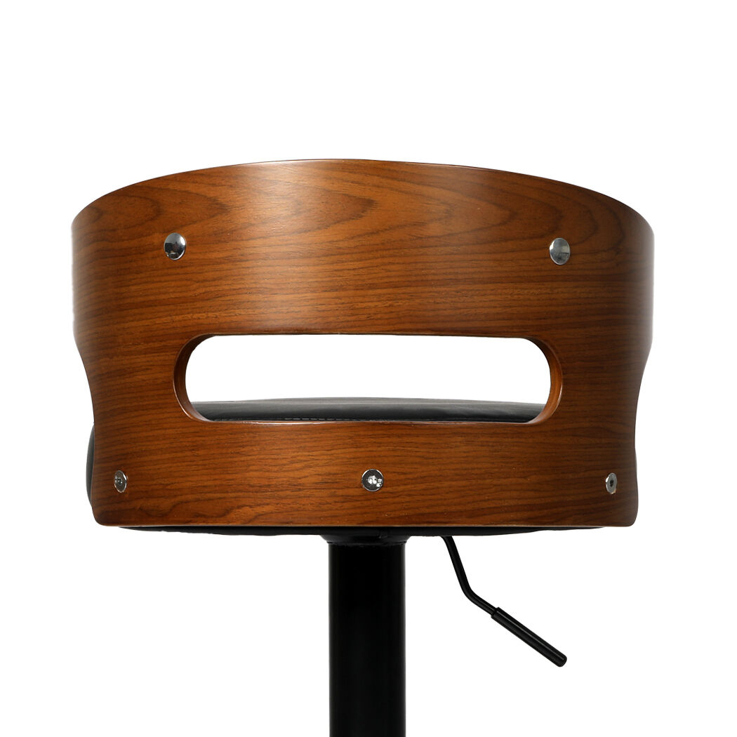 1x Bar Stools Kitchen Gas Lift Wooden Beech Stool Chair Swivel Barstools Price