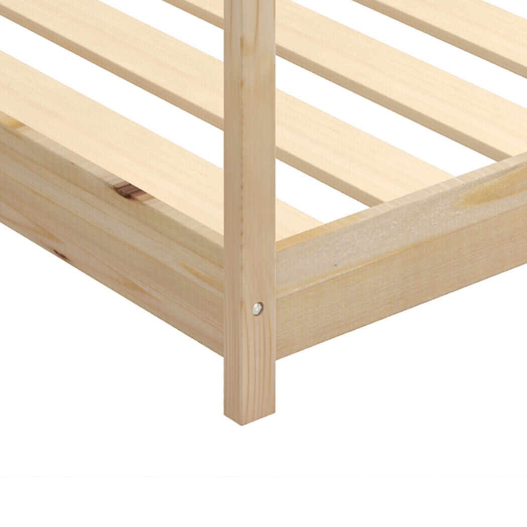 Arizona Bed Frame Single Wooden Timber House Frame Wood Mattress Base Platform Price