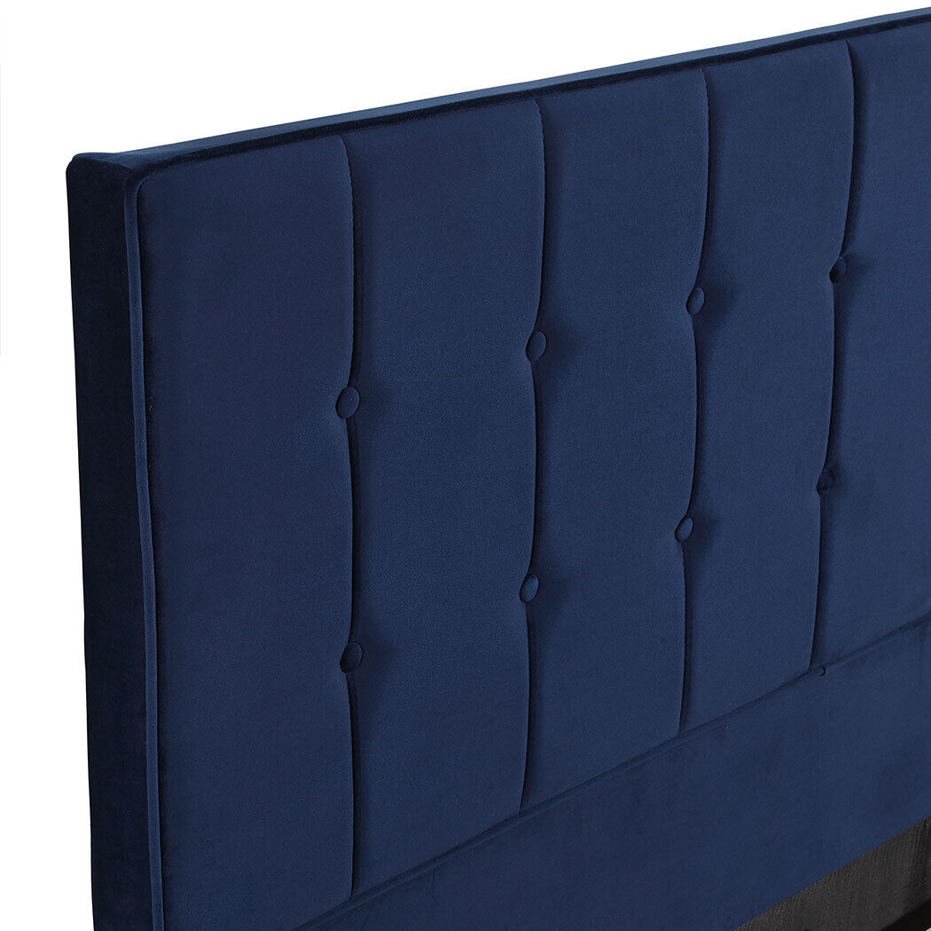 Bed Frame Mattress Base Platform Wooden Velevt Headboard Price