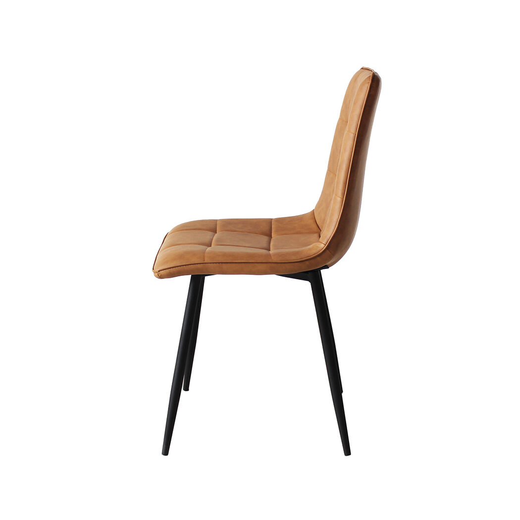 4x Dining Chairs Kitchen Table Chair Lounge Room Padded Seat PU Leather Price