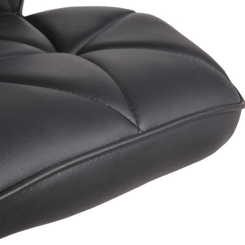 2X Bar Stools Faux Leather Mid High Back Adjustable Crome Base Gas Lift Swivel Chairs Price