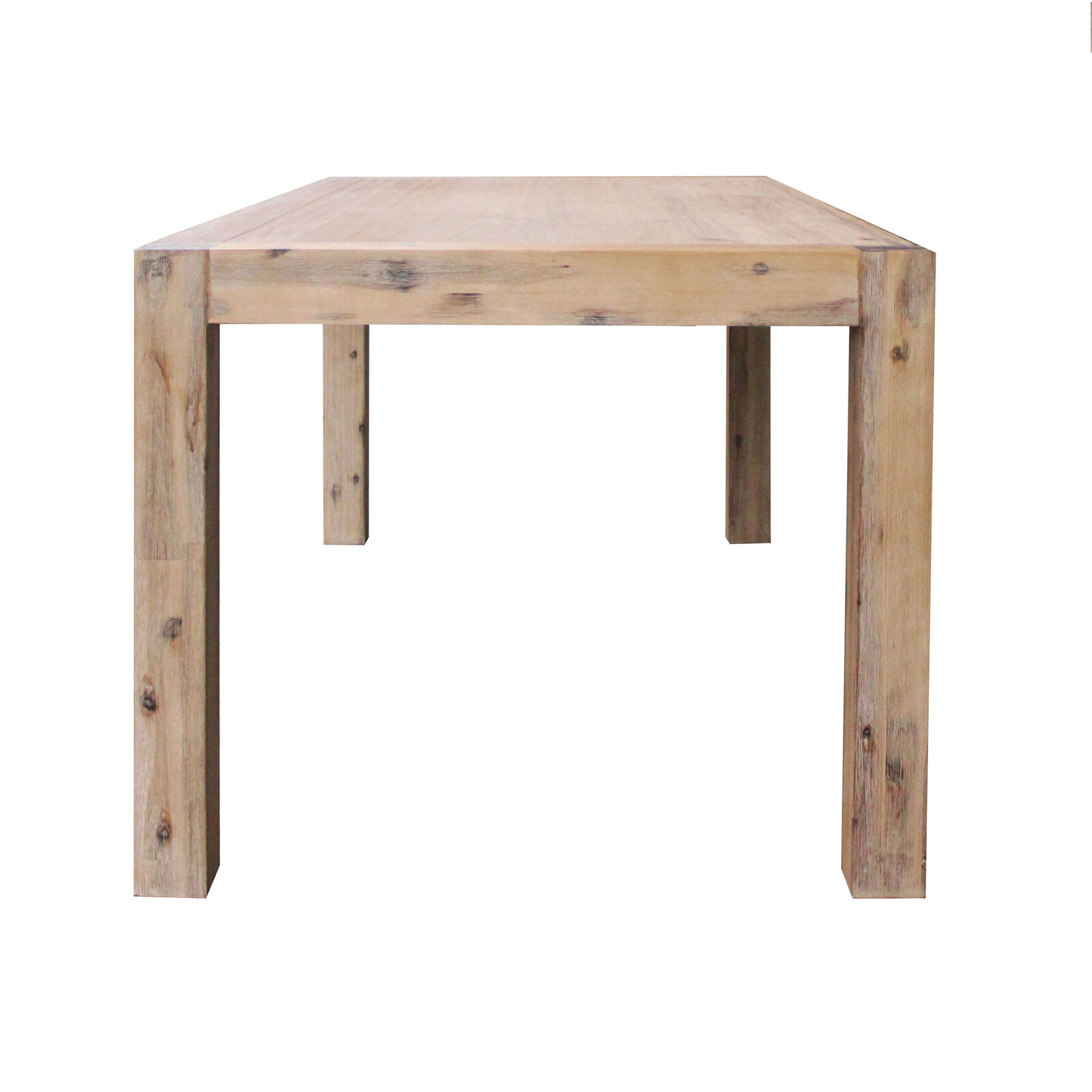 Dining Table Solid Acacia Wooden Base in Oak Colour Price