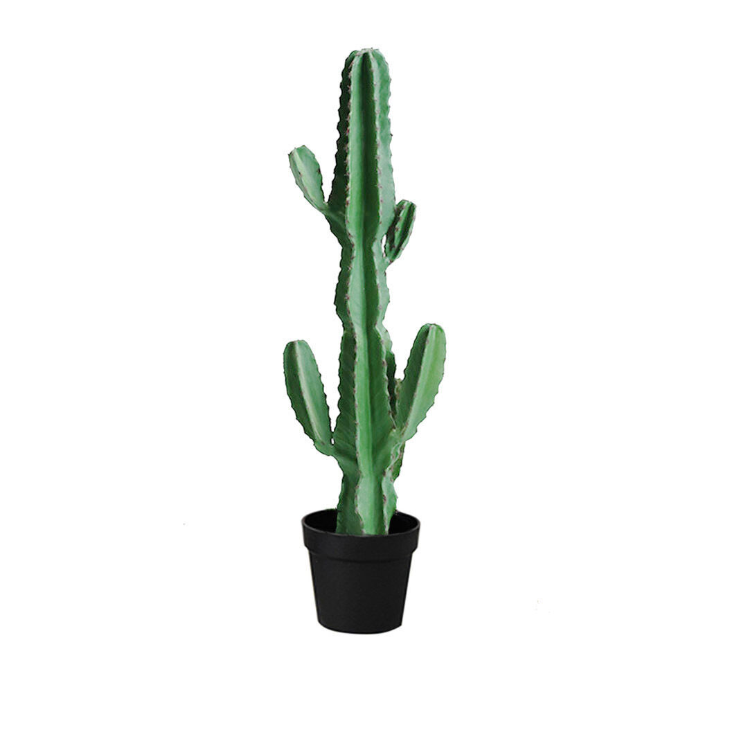 Green Artificial Indoor Cactus Tree Fake Plant Simulation Decorative 6 Heads Price