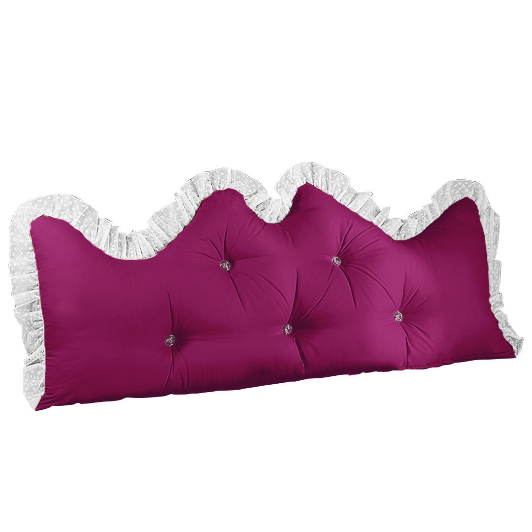Princess Bed Pillow Headboard Backrest Bedside Tatami Sofa Cushion with Ruffle Lace Home Decor Price