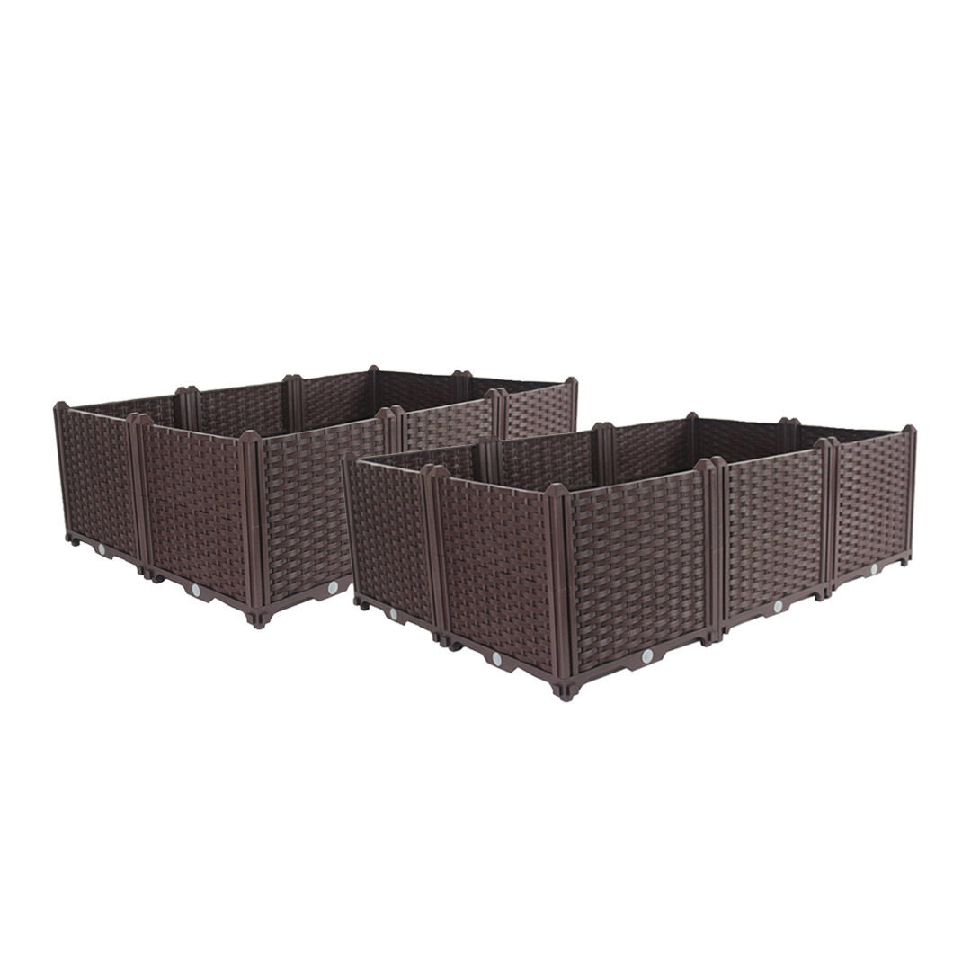 Elevated Raised Garden Bed Plants Vegetable Herb Flower Outdoor Plastic Planter Box Price