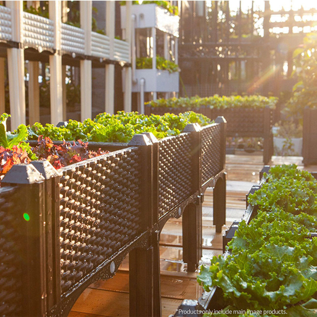 80CM Elevated Raised Garden Bed Plants Vegetable Herb Flower Outdoor Plastic Planter Box Price