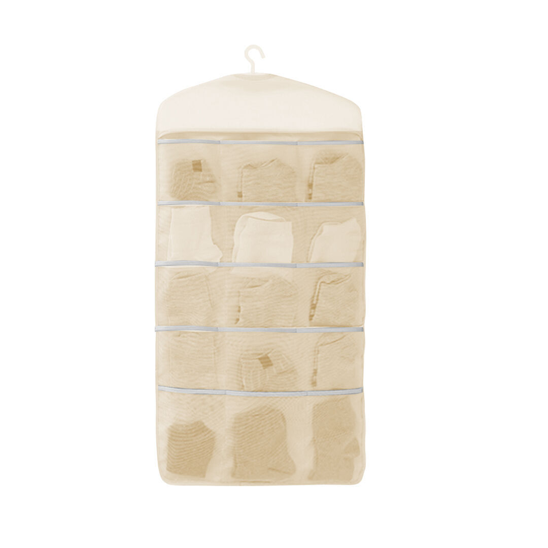 Double Sided Hanging Storage Bag Underwear Bra Socks Mesh Pocket Hanger Home Organiser Price
