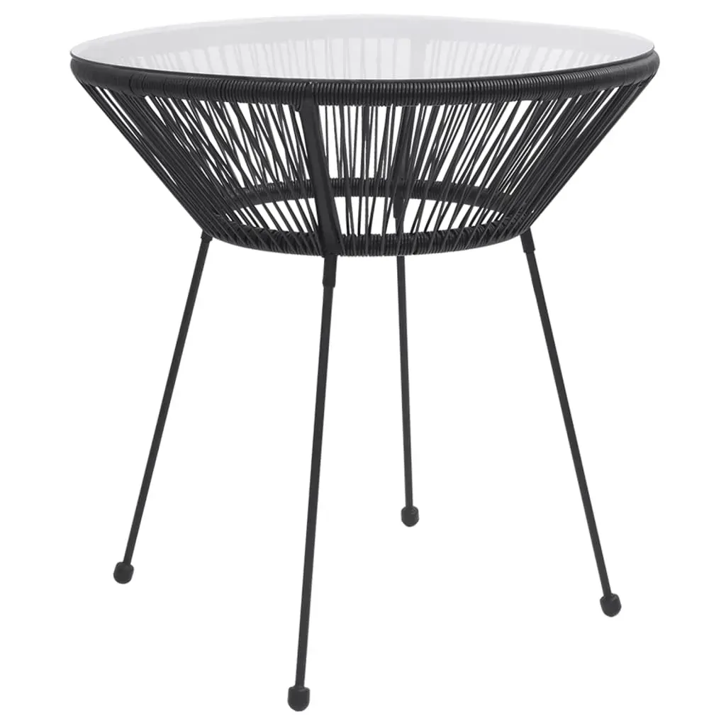 Garden Dining Set Black Price