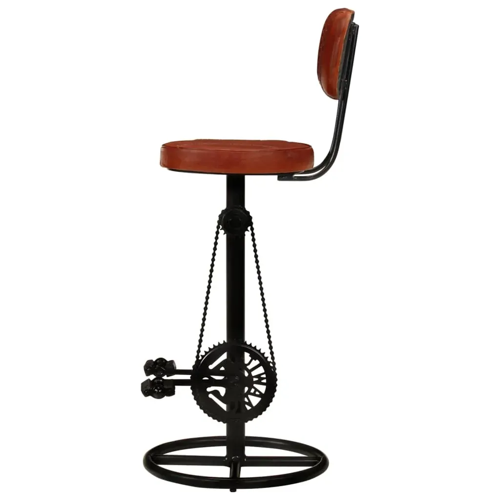Bar Stools 2 pcs and Real Goat Leather Price