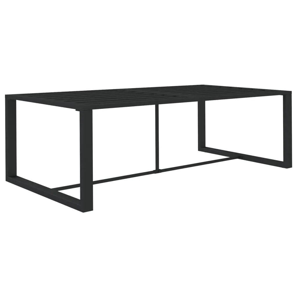 Garden Lounge Set with Cushions Aluminium Anthracite Price