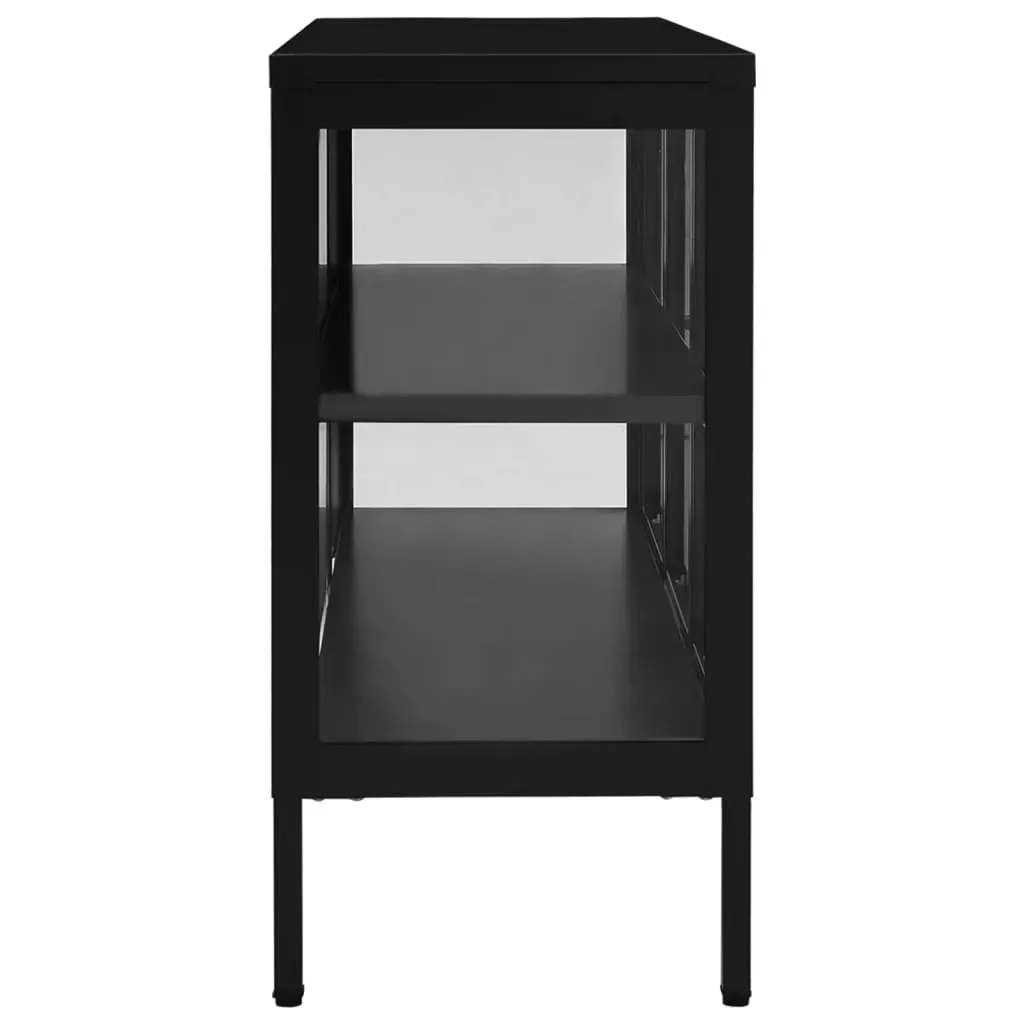 Sideboard 105x35x70 cm Steel and Glass Price
