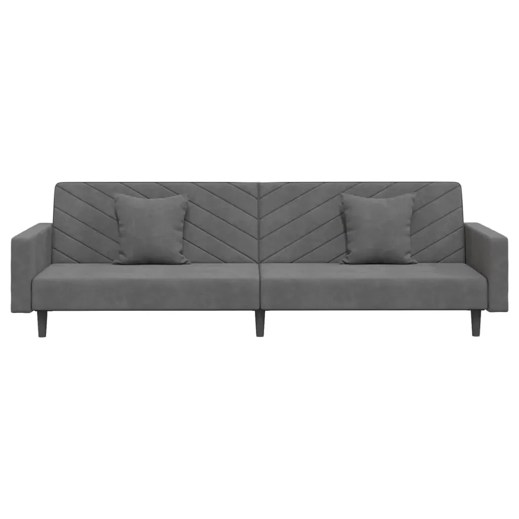 Greeley 2-Seater Sofa Bed with Two Pillows Velvet Price