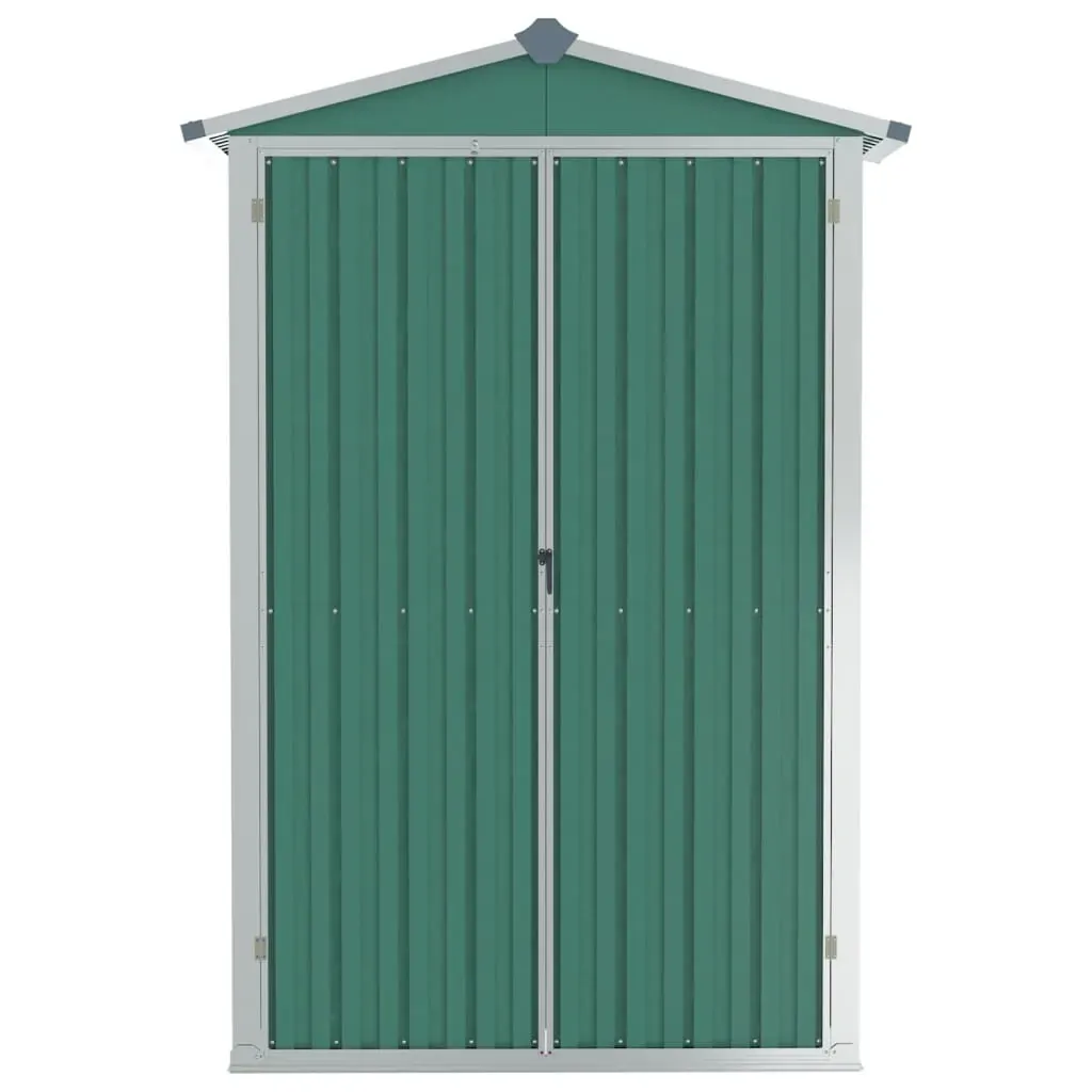 Garden Shed 107.5x46x183 cm Galvanised Steel Price