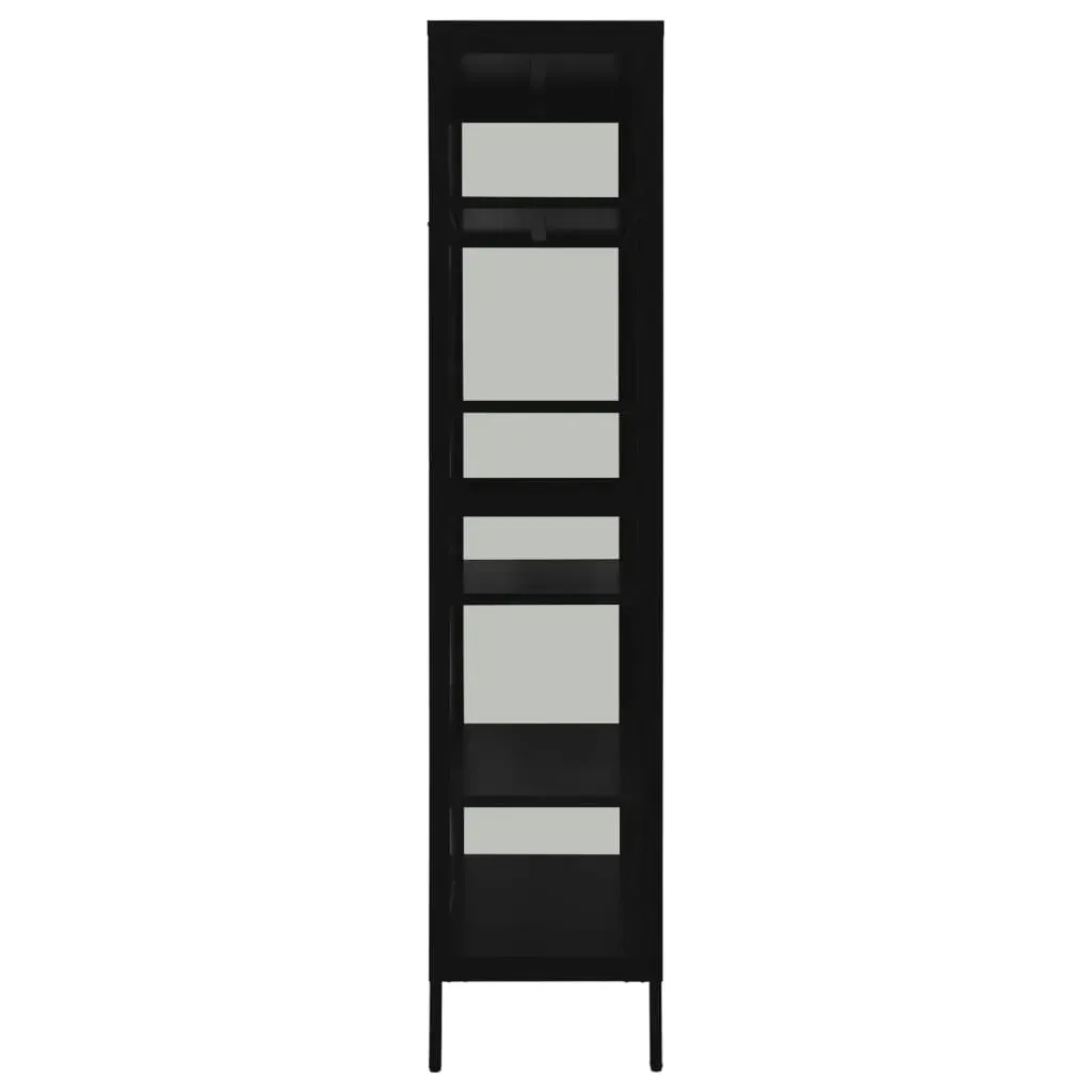 Display Cabinet 90x40x180 cm Steel and Tempered Glass Price