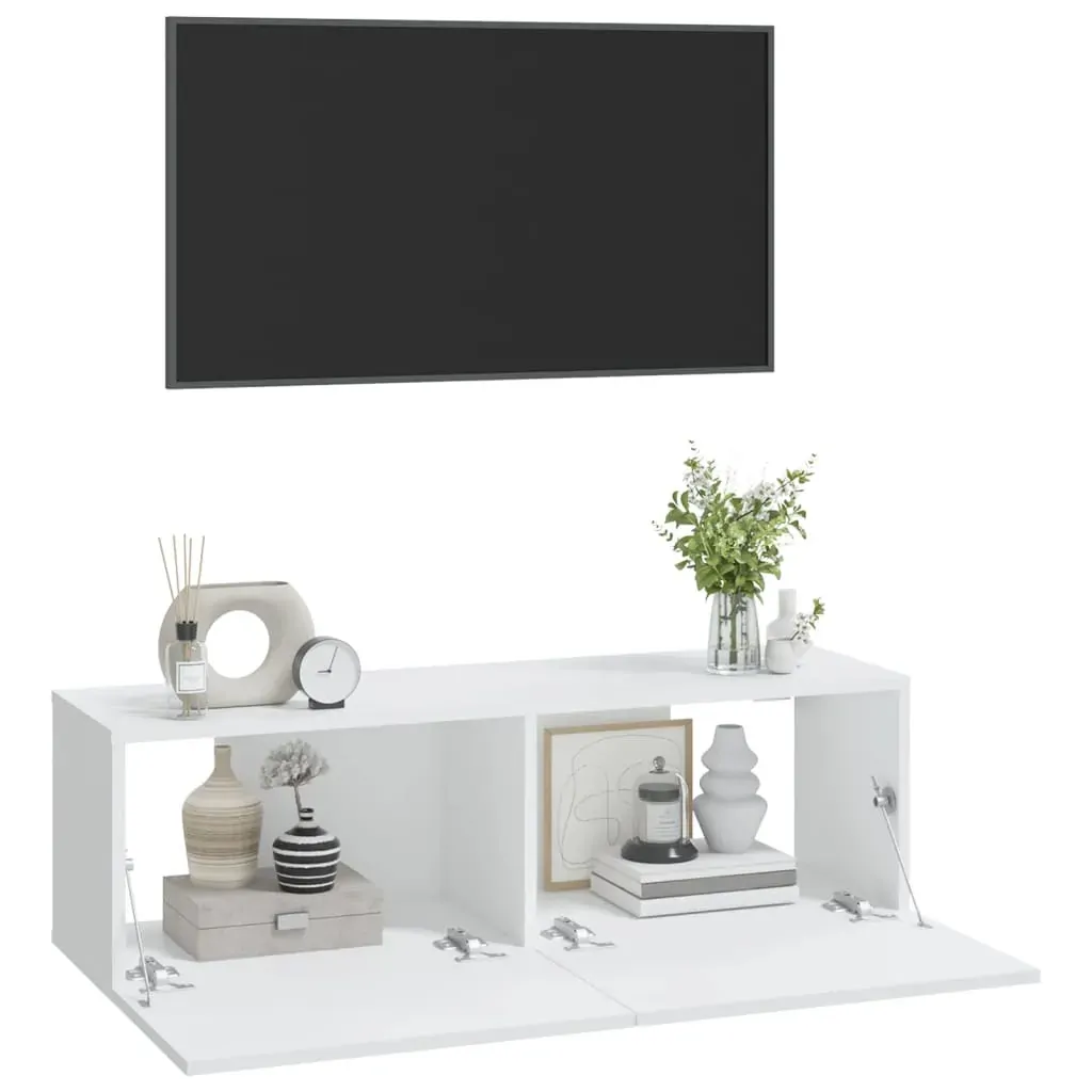 Waconia Wall TV Cabinets 2 pcs 100x30x30 cm Engineered Wood Price