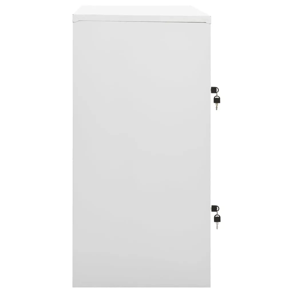 Locker Cabinet 90x45x92.5 cm Steel Price
