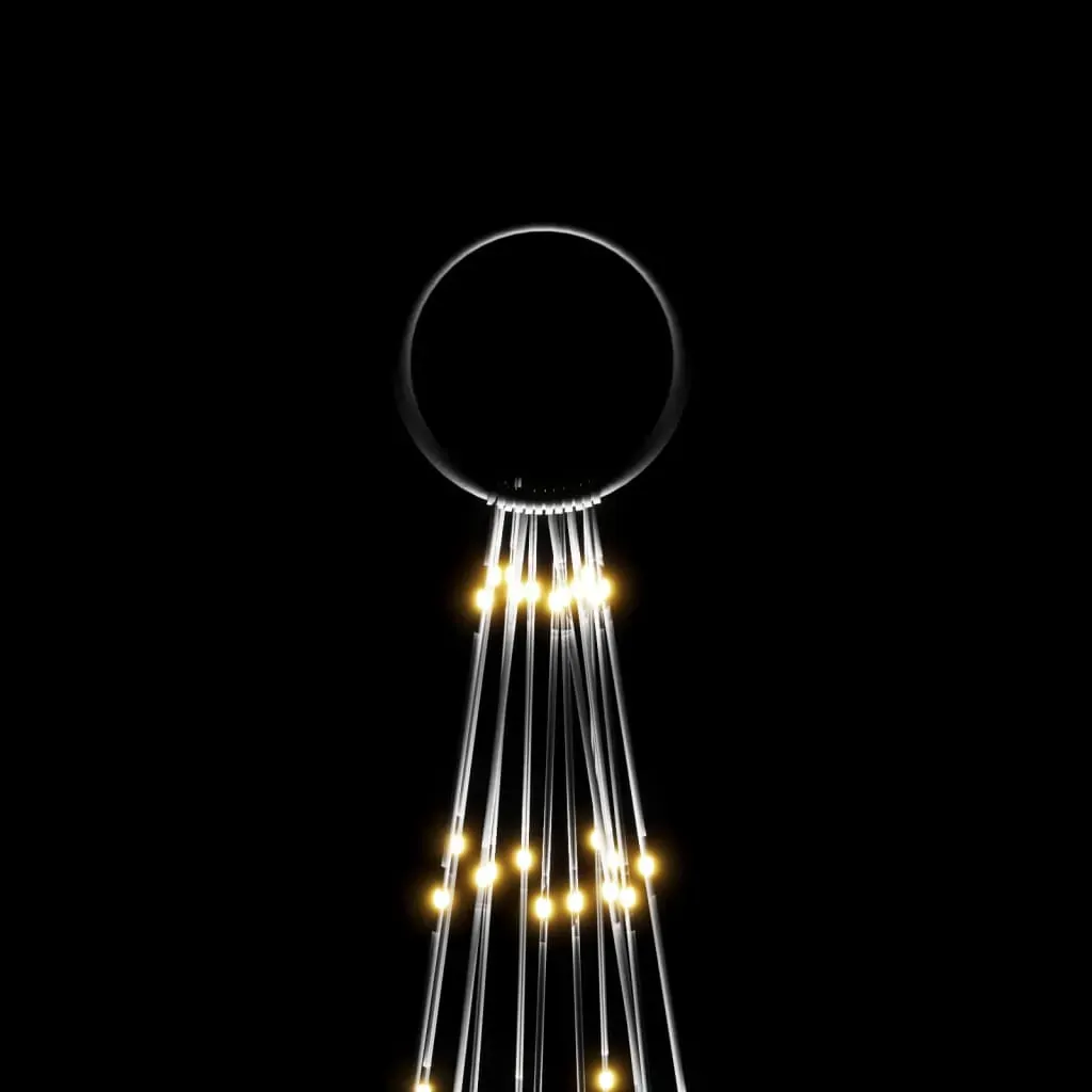 Christmas Tree on Flagpole Warm White LEDs Price
