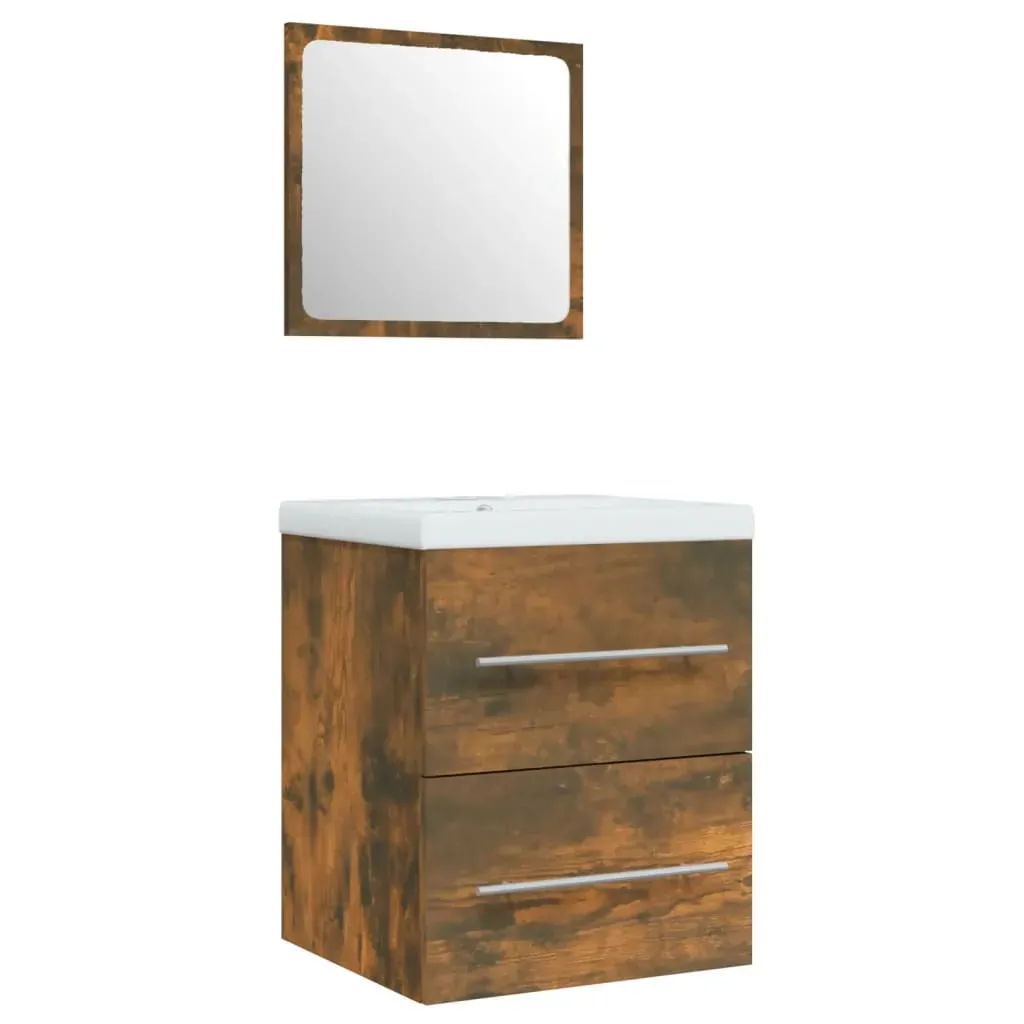 Sink Cabinet with Built-in Basin Engineered Wood Price