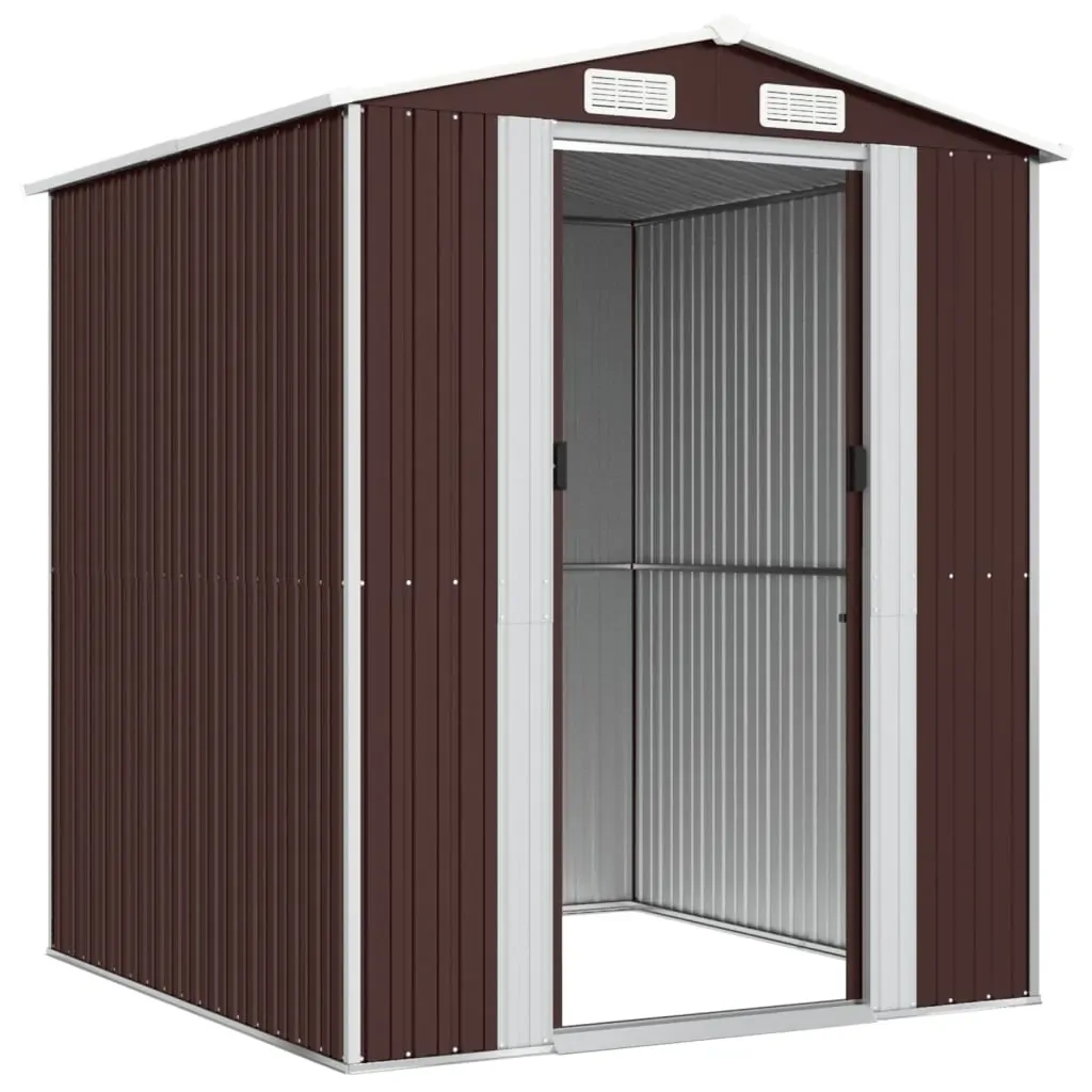Garden Shed Dark Brown Galvanised Steel Price