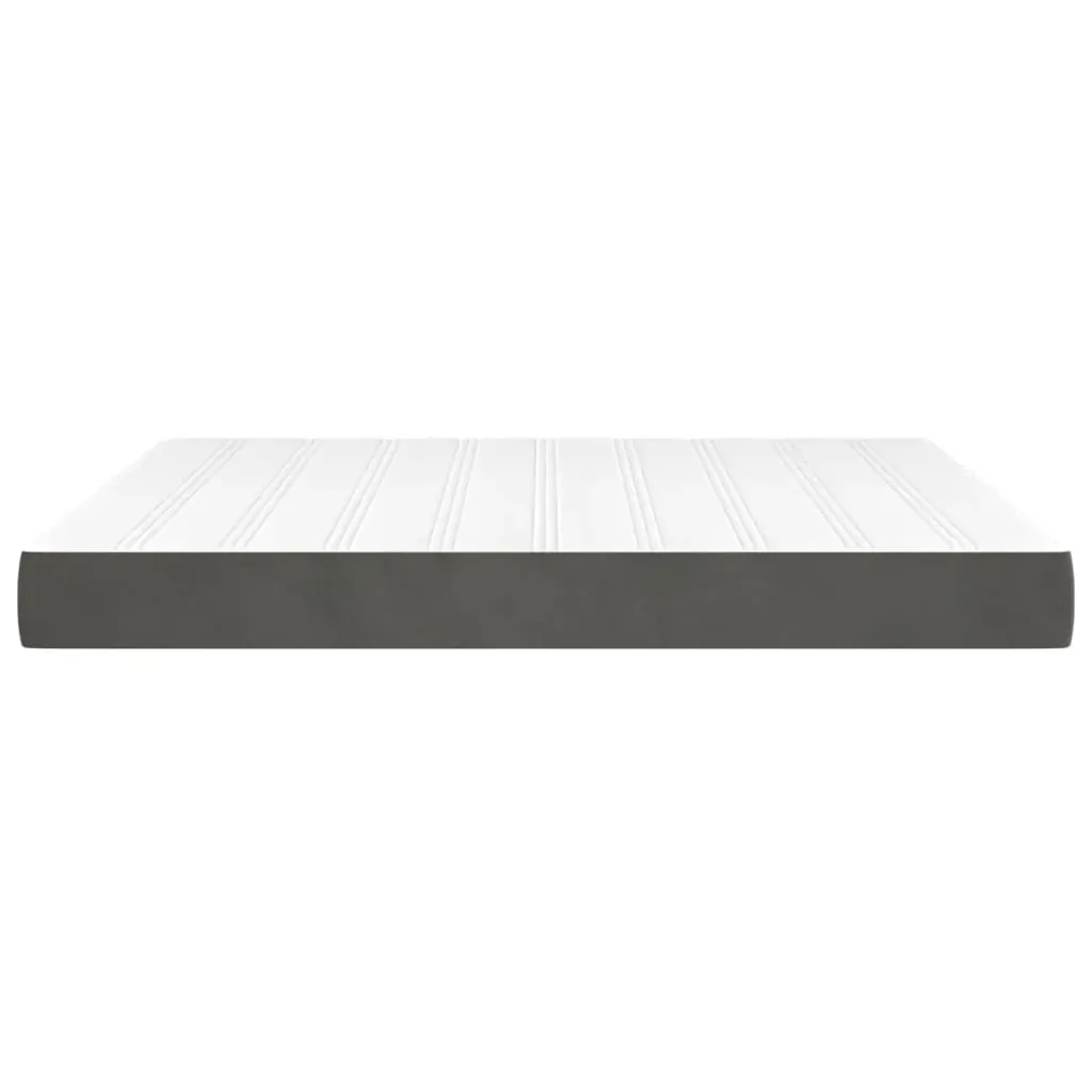 Atlanta Pocket Spring Bed Mattress Dark Grey Velvet Price