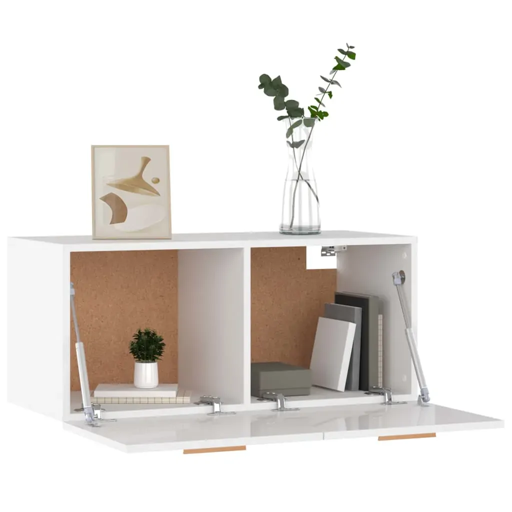 Wall Cabinet 80x35x36.5 cm Engineered Wood Price