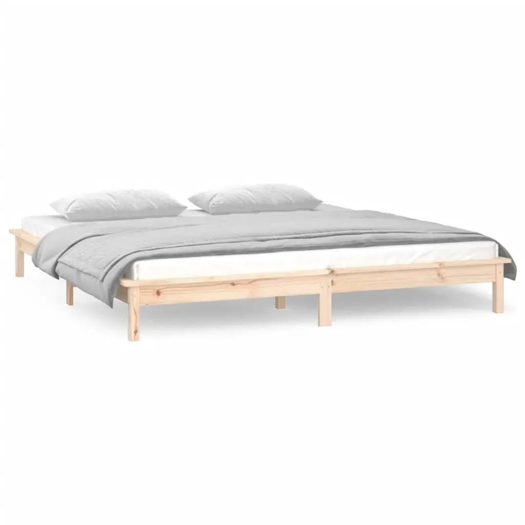 LED Bed Frame Solid Wood Price
