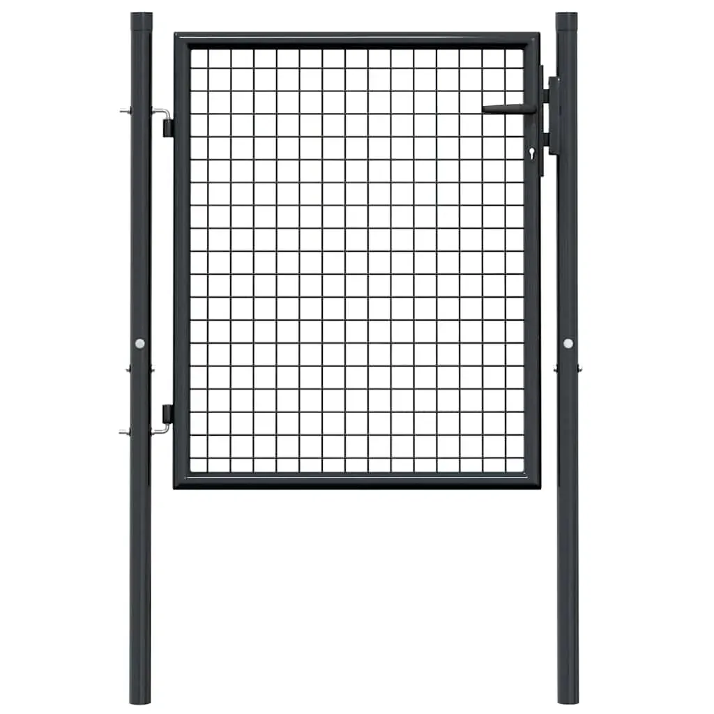 Mesh Garden Gate Galvanised Steel Grey Price