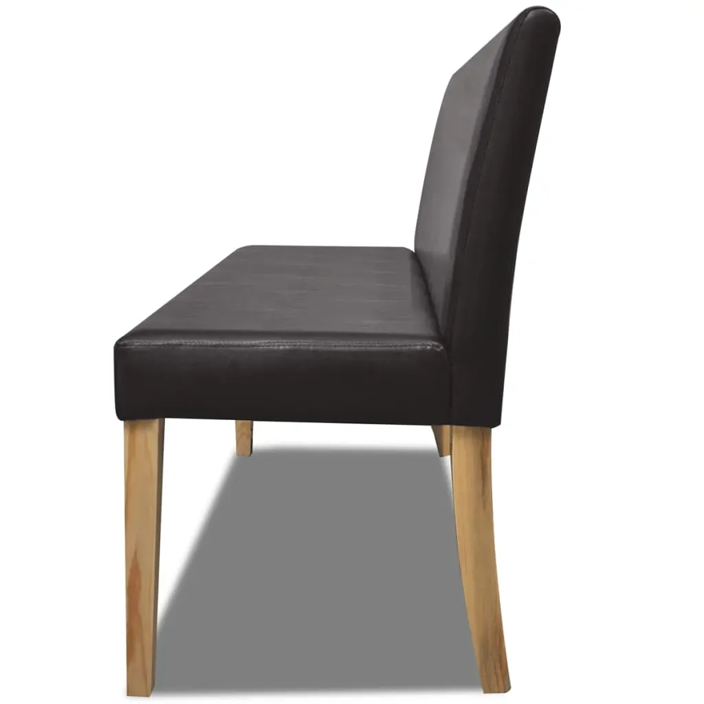 Bench 139.5 cm Faux Leather Price