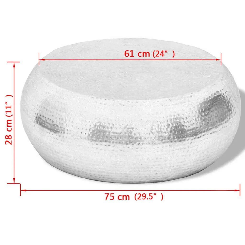 Hammered Coffee Table Aluminium Price
