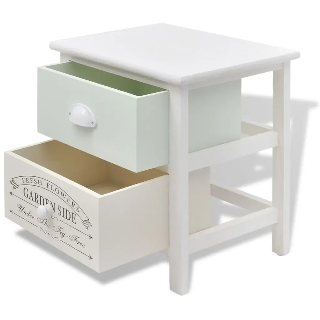 Wellingborough French Bedside Cabinet Wood Price