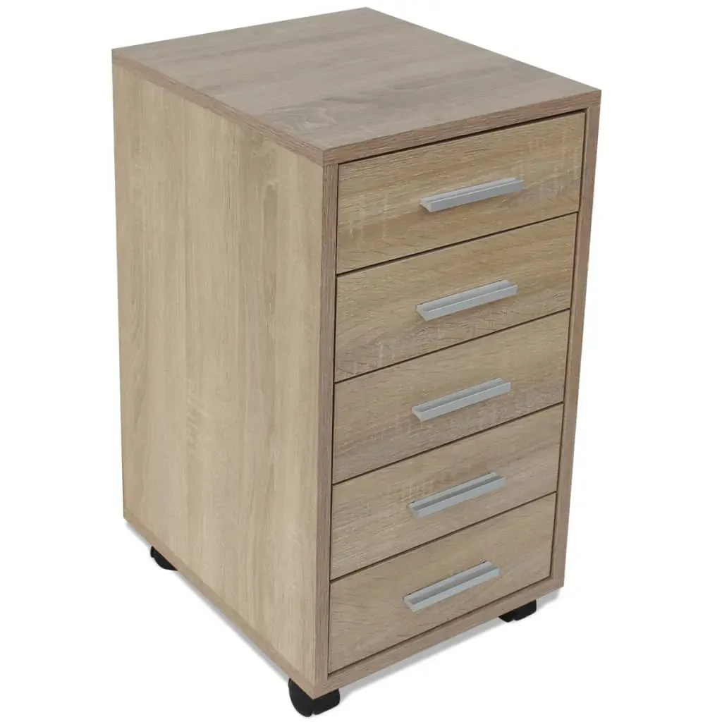 Office Drawer Unit with Castors 5 Drawers Price
