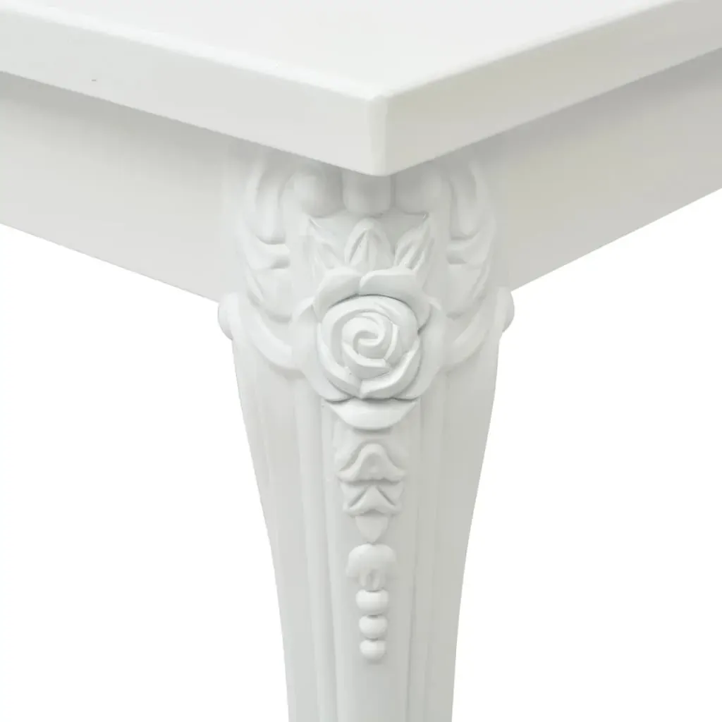Dining Table High Gloss White Price