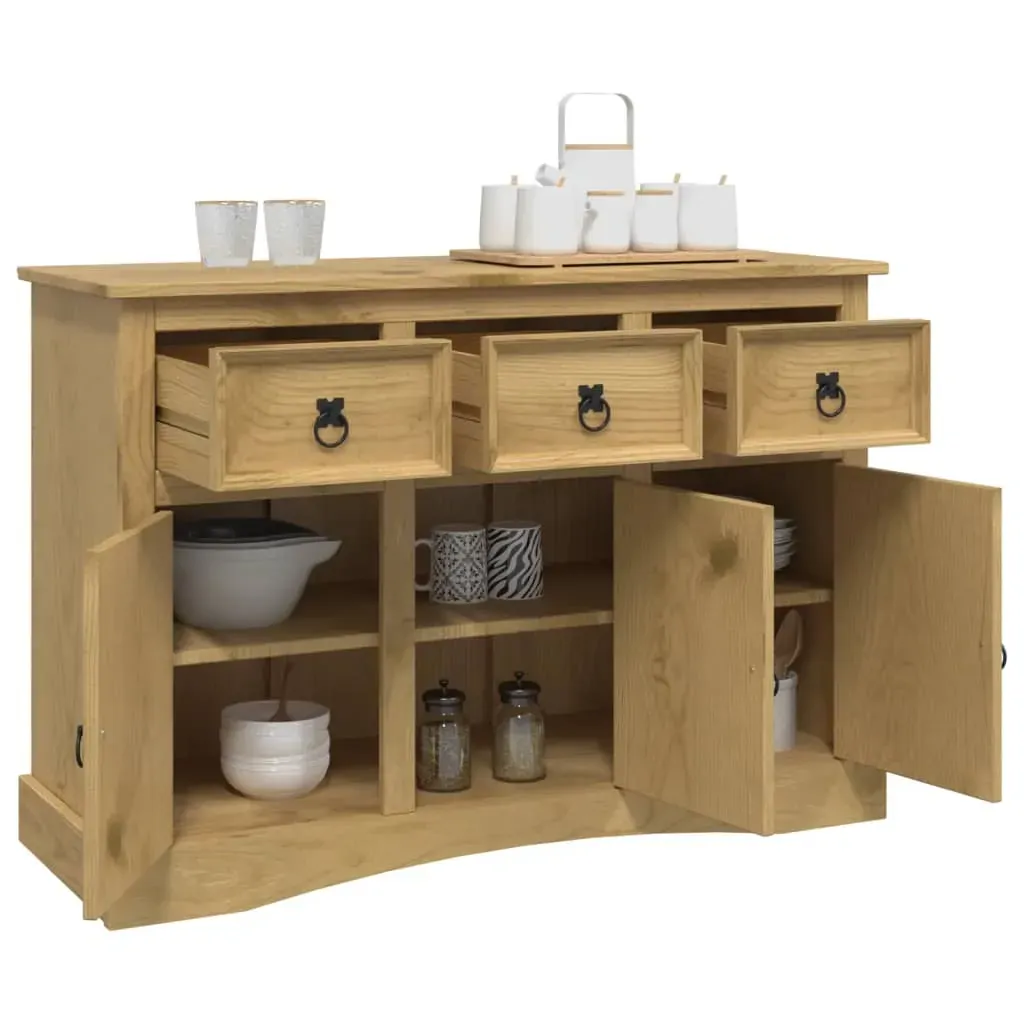 Sideboard Solid Mexican Pinewood Corona Range 132x43x78 cm Price