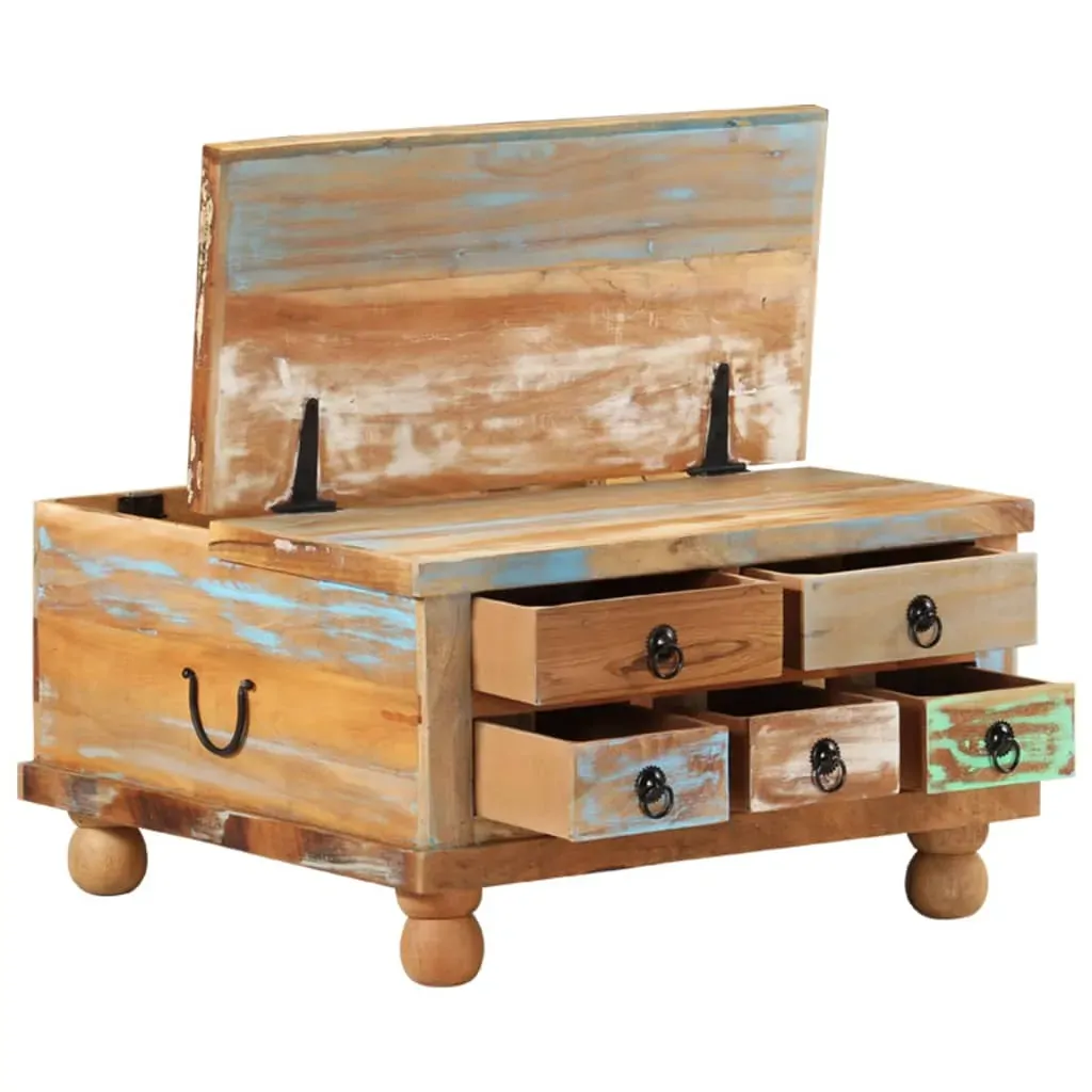 Coffee Table Reclaimed Wood 70x70x38 cm Price