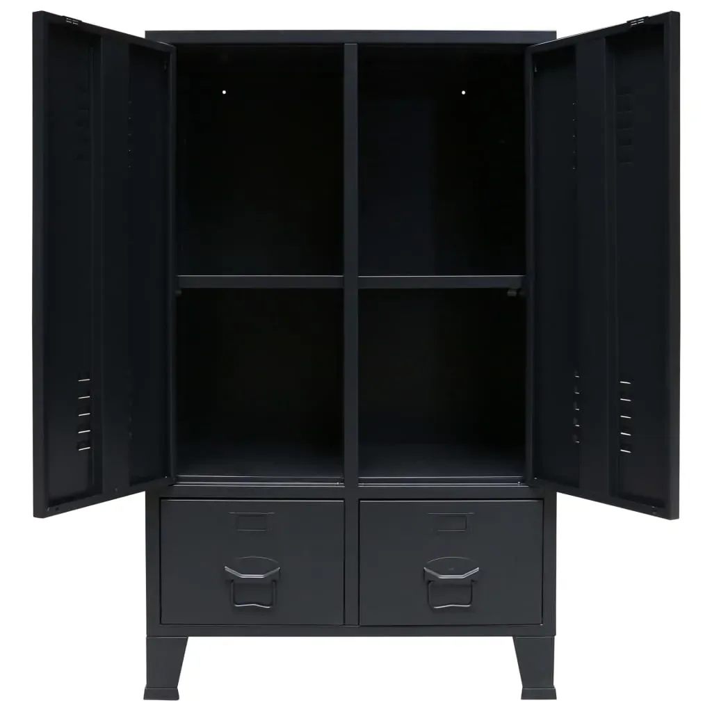 Wardrobe Metal Industrial Style 67x35x107 cm Price