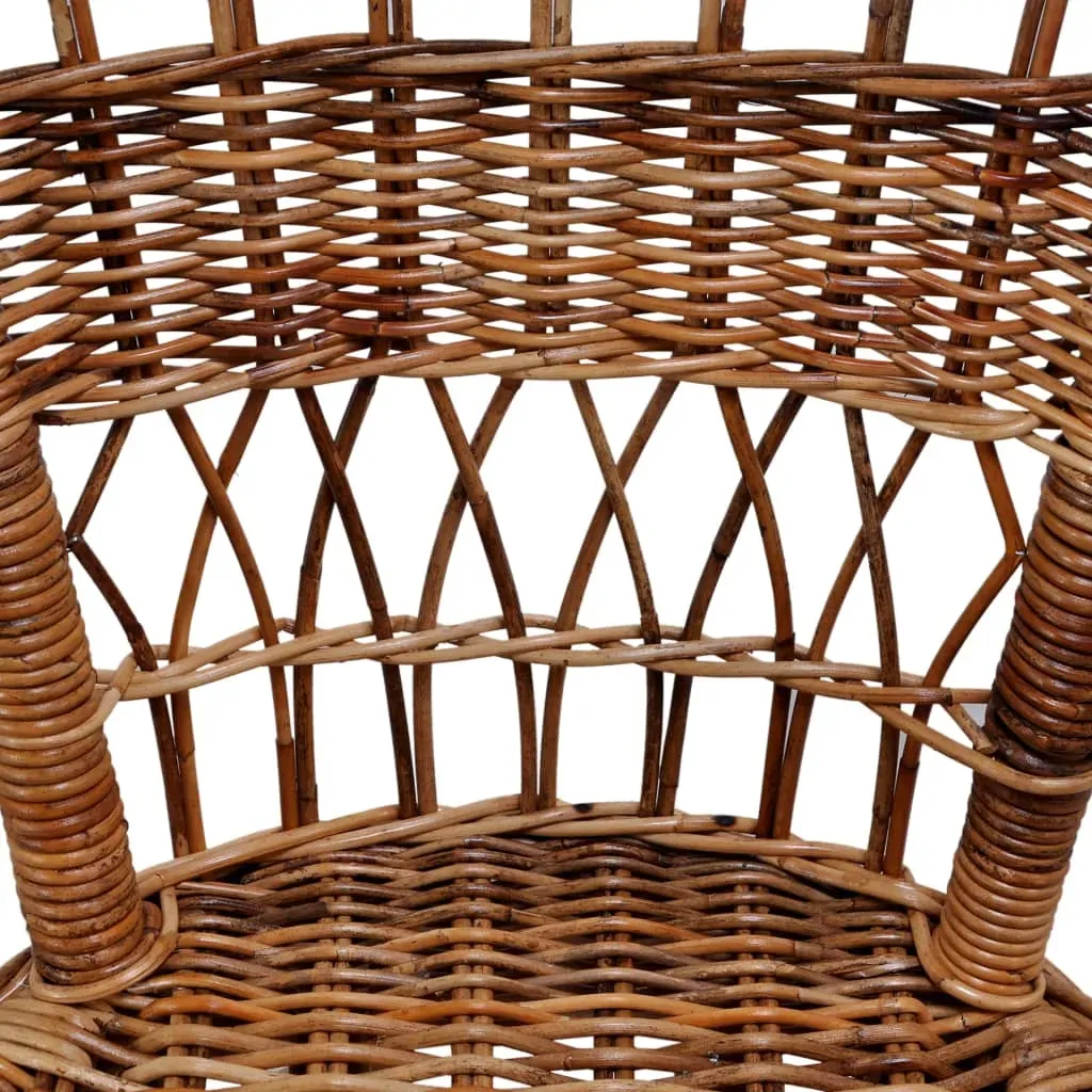 Outdoor Chair Natural Rattan Brown Price