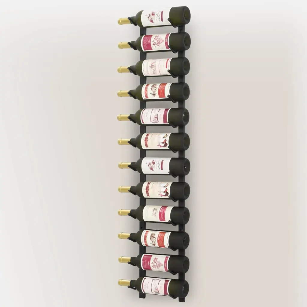 Wall Mounted Wine Rack for 12 Bottles Iron Price